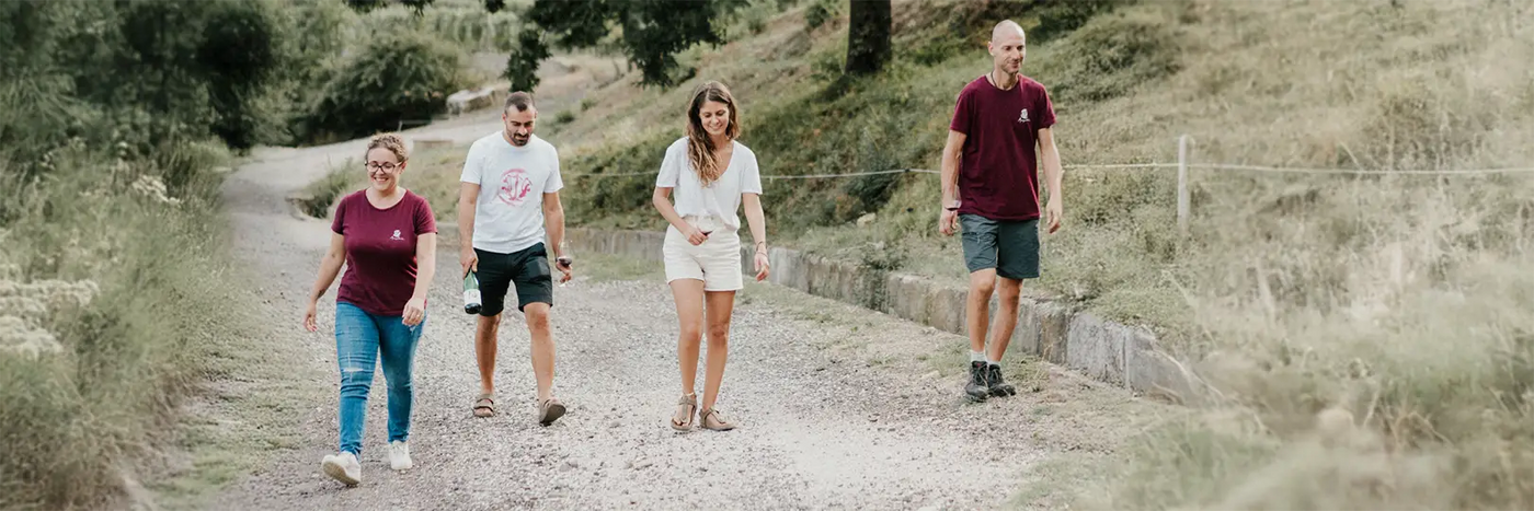 Ampeleia Team Wanderung