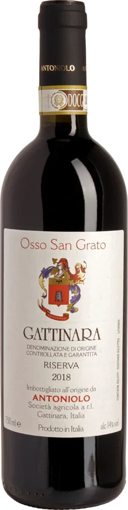 Antoniolo OSSO SAN GRATO Gattinara Riserva DOCG 2018