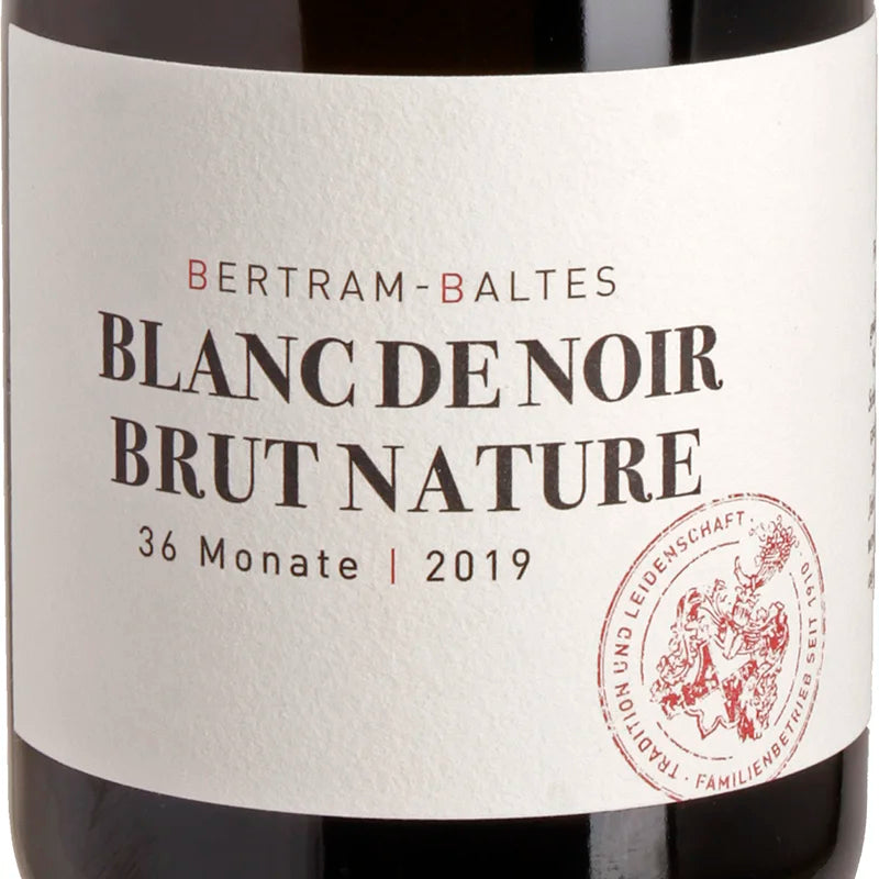 Bertram-Baltes Blanc de Noir Brut Nature 2019 Label