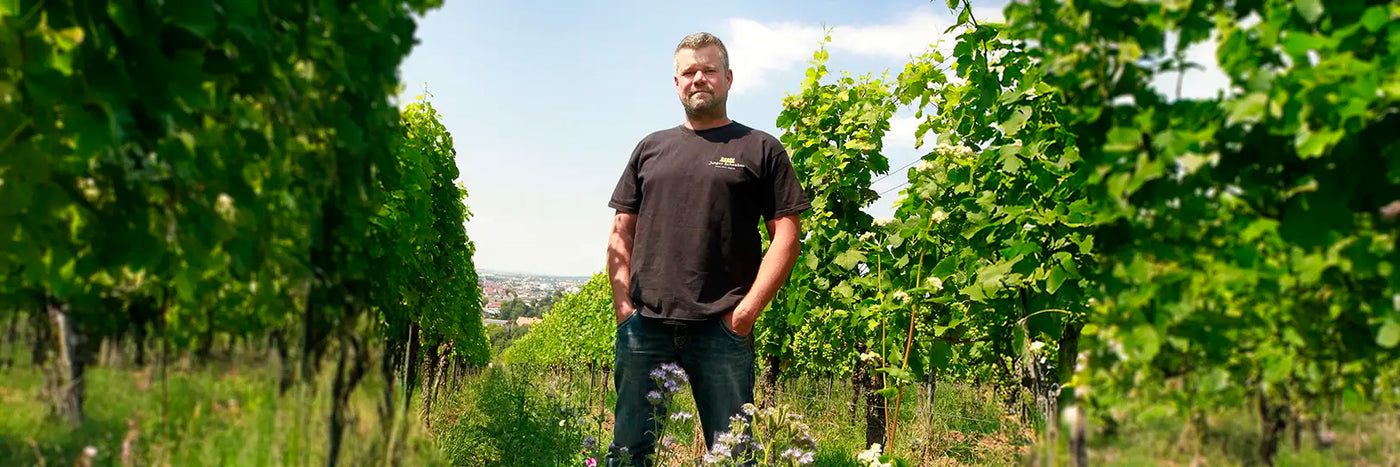 Beurer Jochen Beurer im Weinberg
