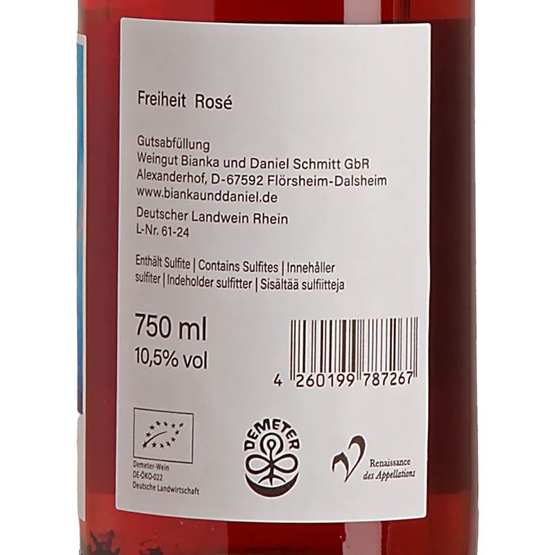 Bianka & Daniel Schmitt Freiheit Rosé L24 Back