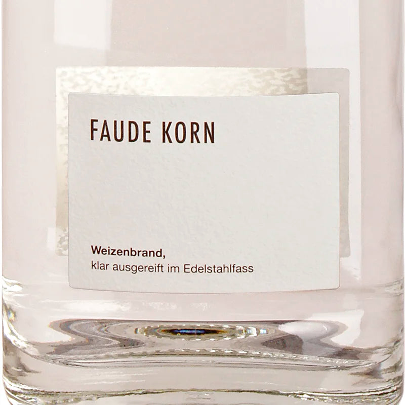 FAUDEfeineBRÄNDE Korn - Weizenbrand Label