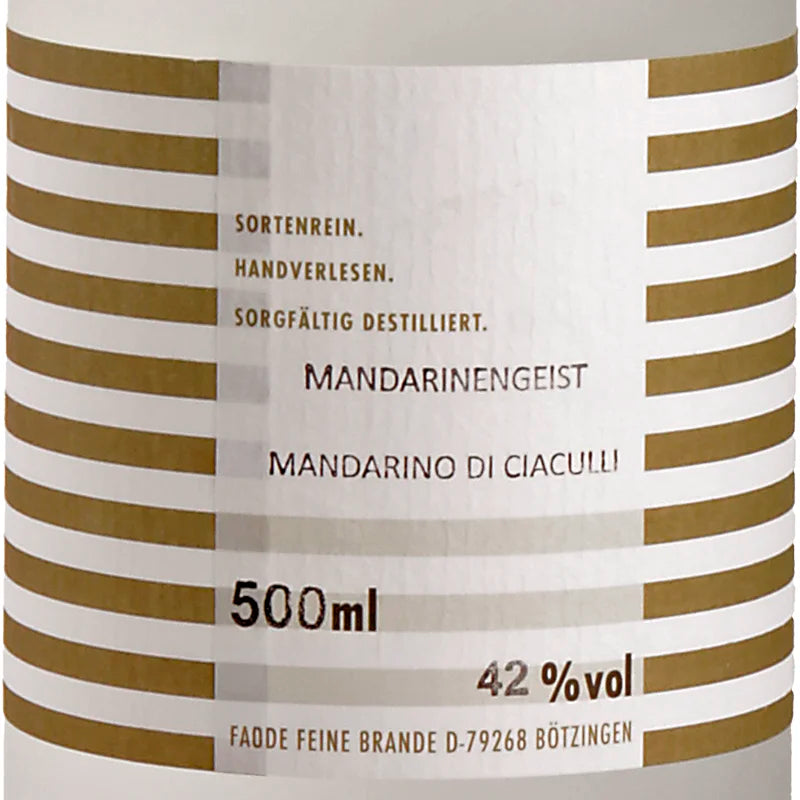 FAUDEfeineBRÄNDE DI CIACULLI Mandarine aus Sizilien Back