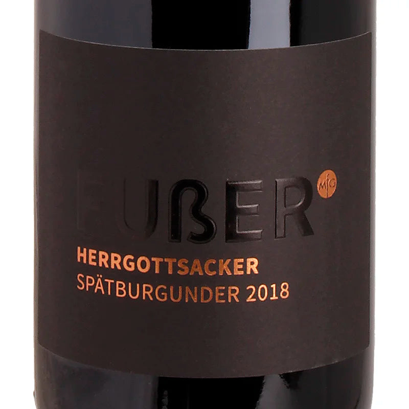 Weingut Fußer HERRGOTTSACKER Spätburgunder 2018 Label