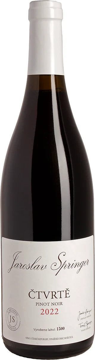 Jaroslav Springer Ctvrte Pinot Noir 2022