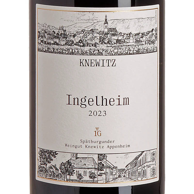 Knewitz Ingelheim Spätburgunder 1G trocken VDP.AUS ERSTEN LAGEN 2023 label