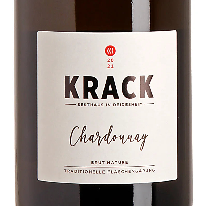 Krack Sekthaus Chardonnay Brut Nature 2021 Label