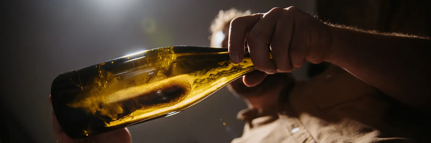 Krack Christian und Flasche