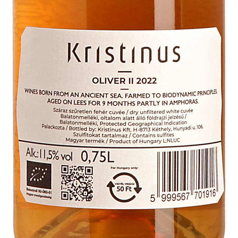 Kristinus Oliver II 2022 Back