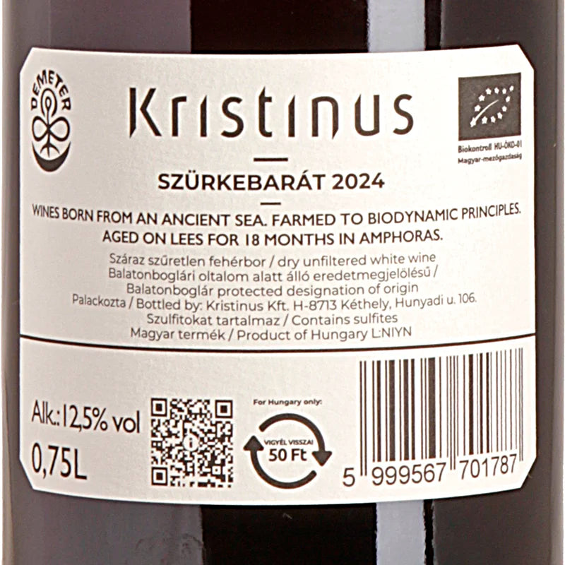 Kristinus Szürkebarat 2024 Back