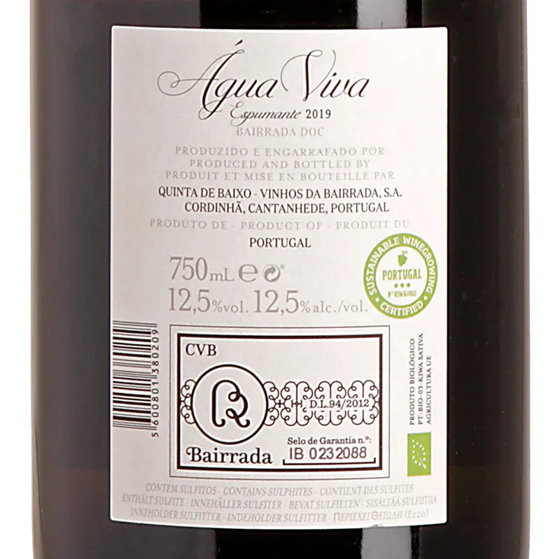 Niepoort Água Viva Espumante Bruto DOC Bairrada 2019 Label 3