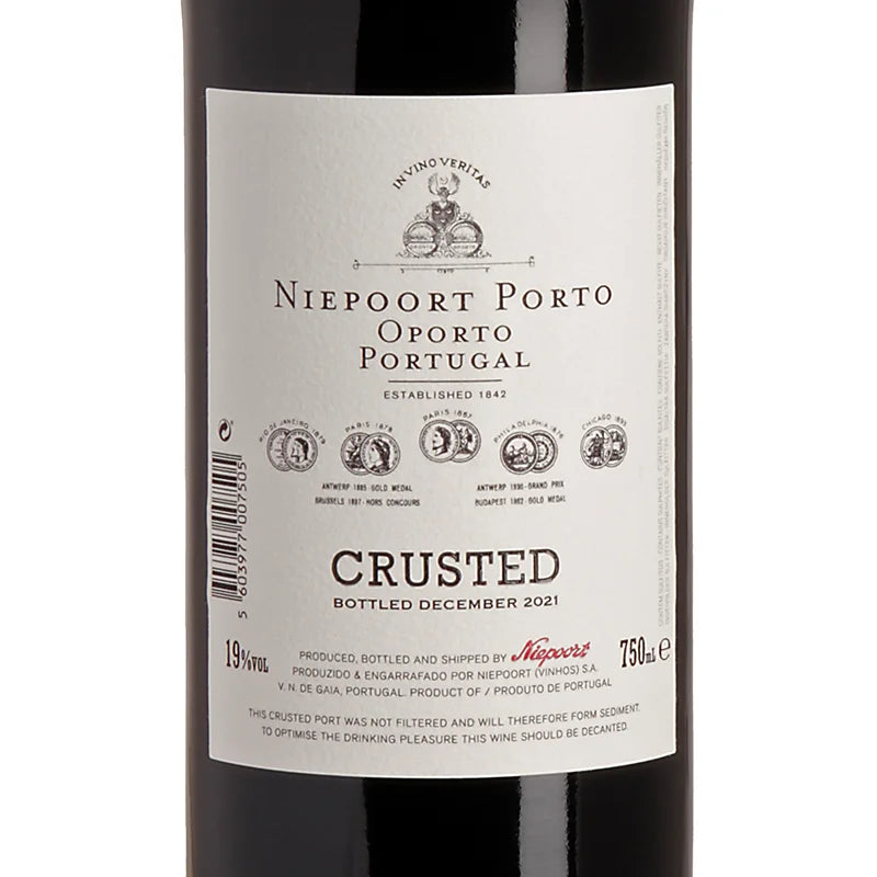 Niepoort Crusted Port DOC Vinho do Porto Label