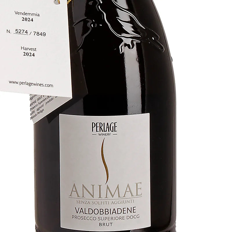 Perlage ANIMAE Valdobbiadene Prosecco Superiore DOCG Spumante Brut 2024 Label