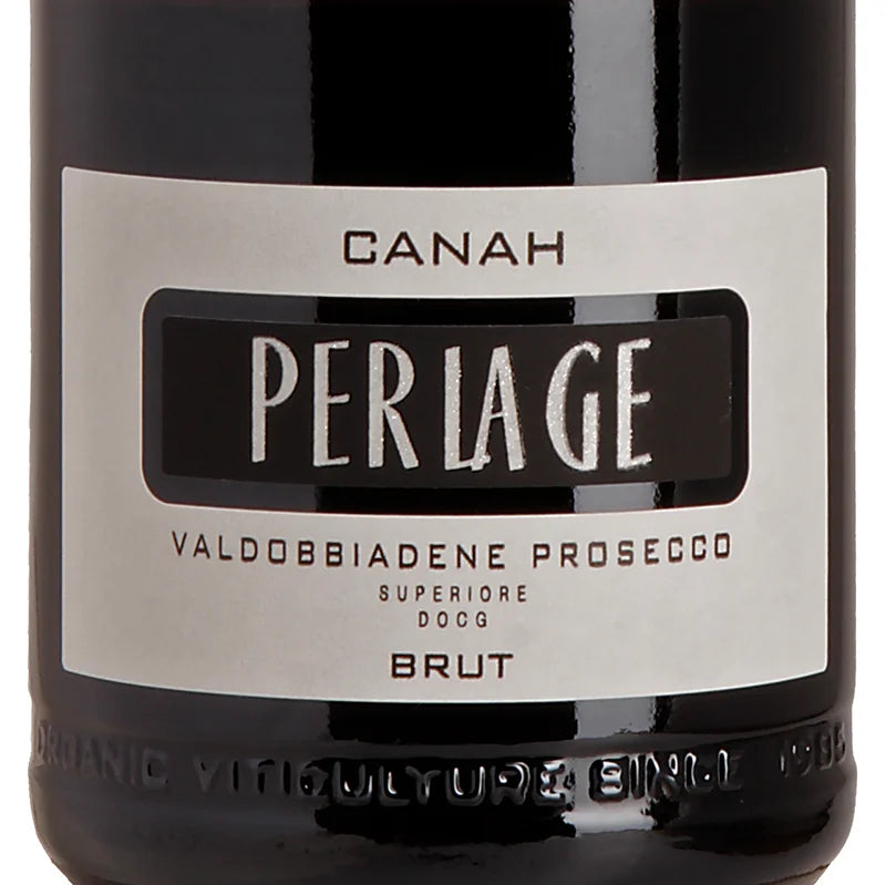 Perlage CANAH Valdobbiadene Prosecco Superiore DOCG Spumante Brut Label