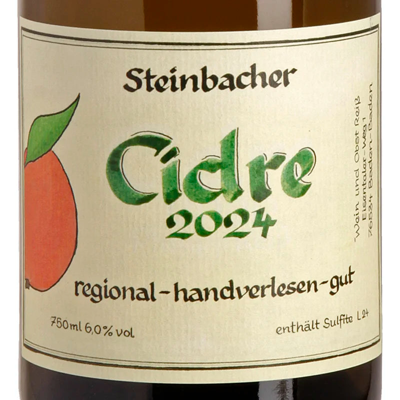 Philipp Reiß Steinbacher Apfel Cidre 2024 Label