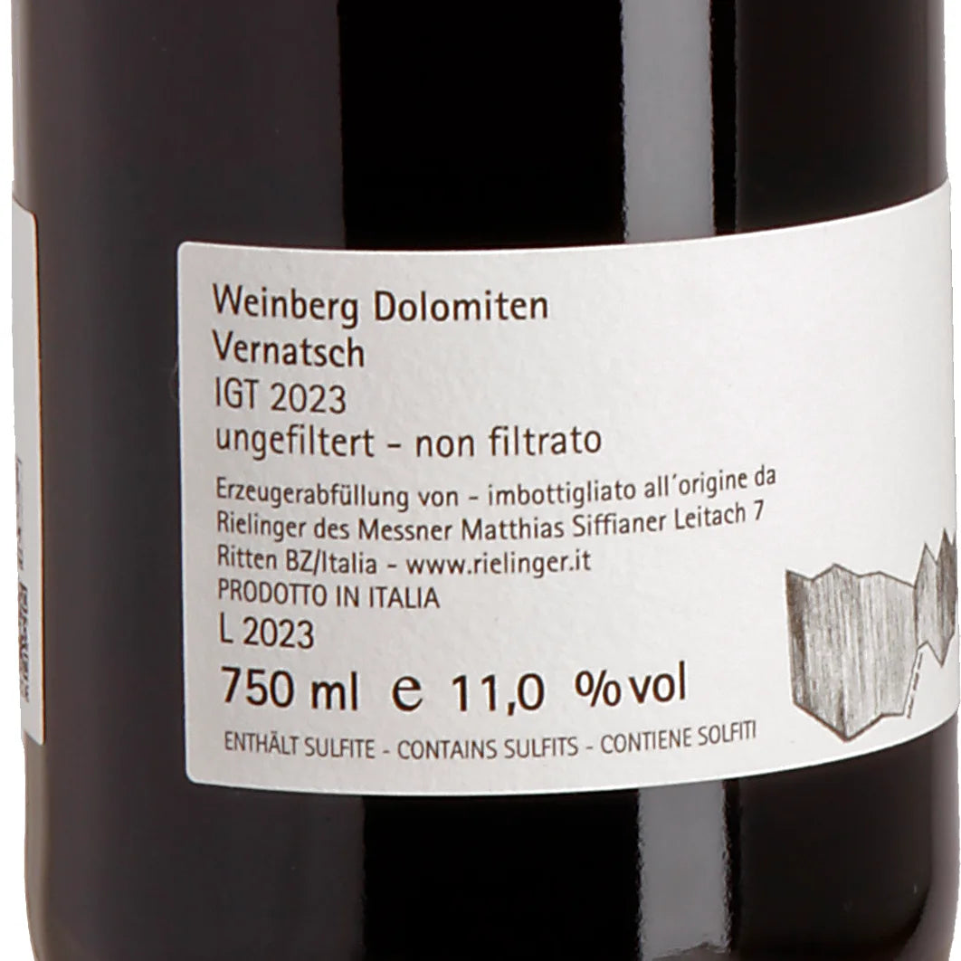 Rielinger '69 Vernatsch 2023 Back