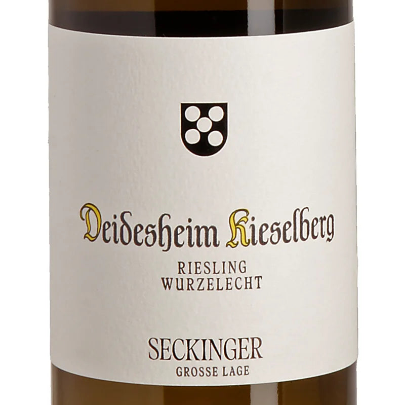 Seckinger DEIDESHEIM KIESELBERG Riesling wurzelecht trocken 2024 Label
