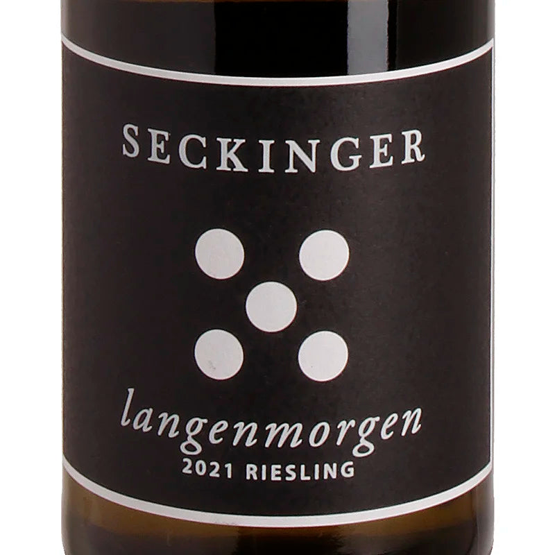 Seckinger DEIDESHEIM LANGENMORGEN Riesling trocken 2021 label