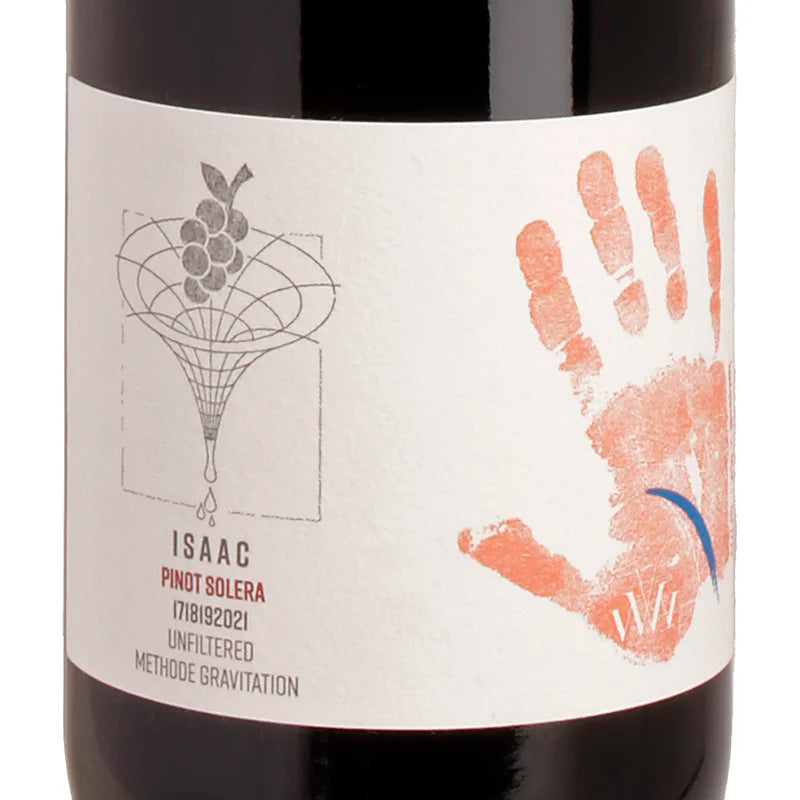 Wagner von Wohlgemuthheim ISAAC Pinot Solera unfiltered 1718192021 Label