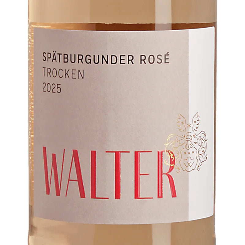 Walter Spätburgunder Rosé trocken 2025 Label