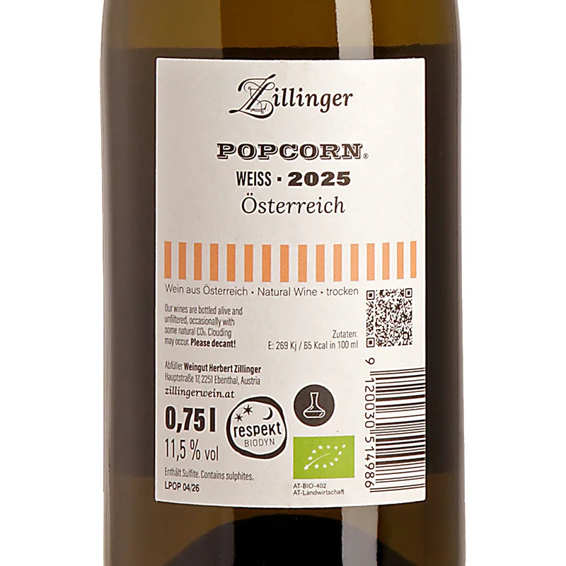 Herbert Zillinger Popcorn 2025 Back