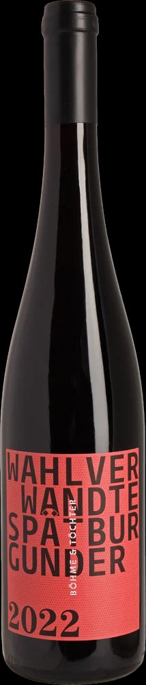 Böhme & Töchter Wahlverwandte Spätburgunder trocken 2022