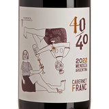 Vino 40/40 - Lucas Pfister Cabernet Franc Mendoza 2022 Label