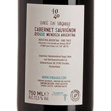 Vino 40/40 - Lucas Pfister Cabernet Sauvignon Mendoza 2022 Back