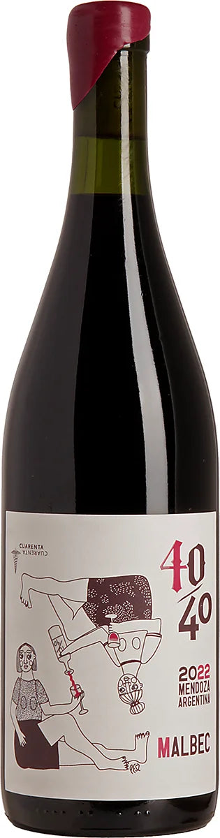 Vino 40/40 - Lucas Pfister Malbec Mendoza 2022