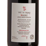 Vino 40/40 - Lucas Pfister Malbec Mendoza 2022 Back