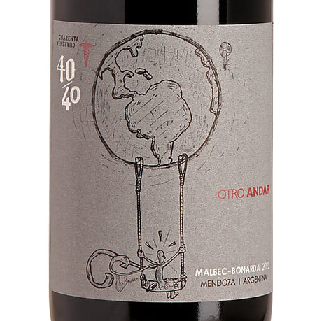 Vino 40/40 - Lucas Pfister Otro Andar Malbec-Bonarda Mendoza 2022 Label