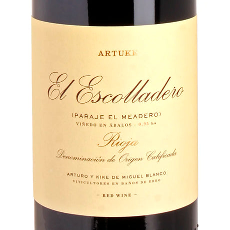 Artuke El Escolladero Rioja DOC 2020 Label