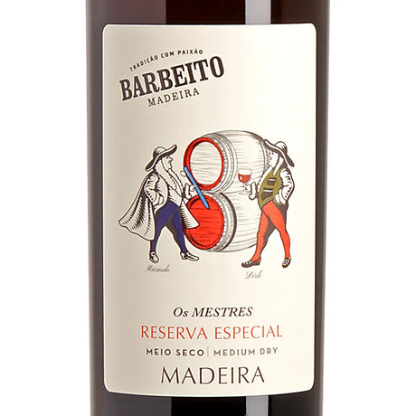 Barbeito - Madeira Madeira os Mestres Reserva Especial Meio Seco Label