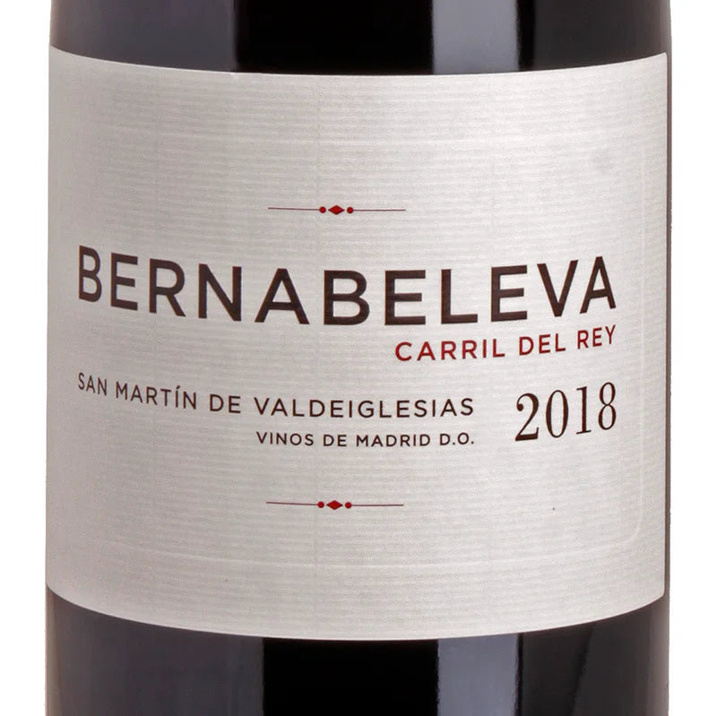 Bernabeleva CARRIL DEL REY Garnacha Tinto 2018 Label