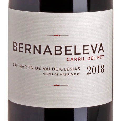 Bernabeleva CARRIL DEL REY Garnacha Tinto 2018 Label