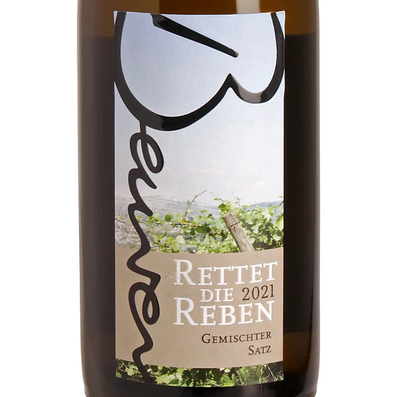 Beurer Rettet die Reben Gemischter Satz 2021 Label