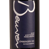 Beurer STETTENER MÖNCHBERG SCHALKSBERG Lemberger VDP.GG 2018 Label