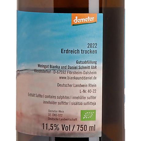 Bianka & Daniel Schmitt Erdreich 2022 Label1