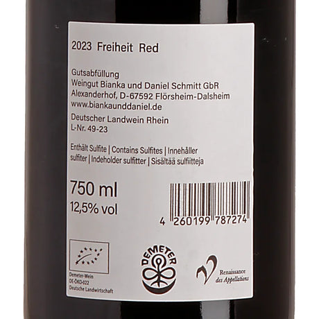 Bianka & Daniel Schmitt Freiheit Rot 2023 Back