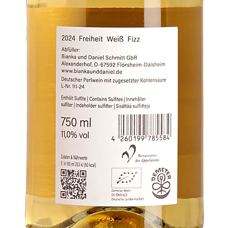 Bianka & Daniel Schmitt Freiheit Weiß FIZZ 2024 Back