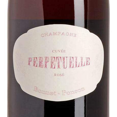 Bonnet-Ponson Cuvée perpétuelle Rosé Brut Nature Label