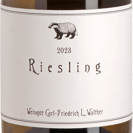 Carl-Friedrich L. Walther Riesling trocken 2023 Label