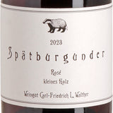 Carl-Friedrich L. Walther Spätburgunder Rosé kleines Holz trocken 2023 Label