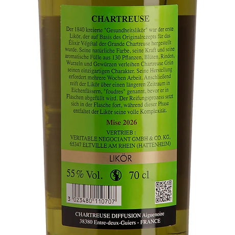 Chartreuse Verte Back
