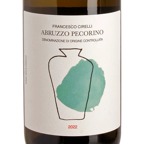 Francesco Cirelli Abruzzo Pecorino Amphora 2022 Label