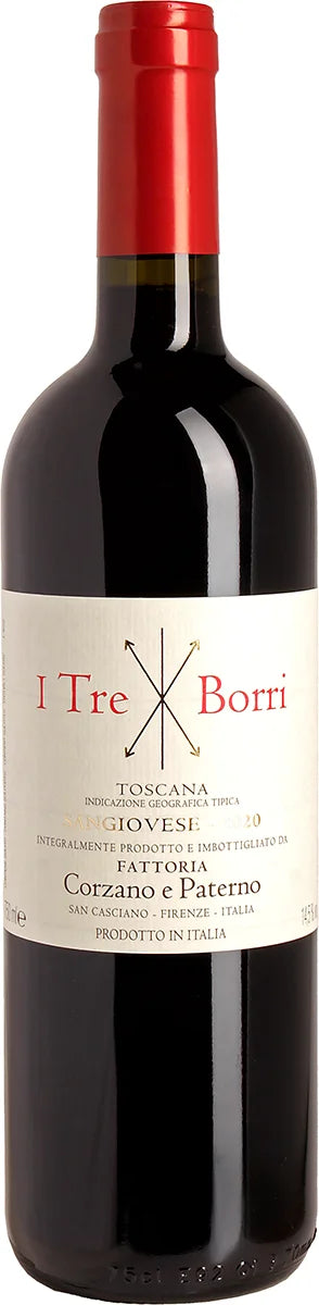 Corzano e Paterno I Tre Borri Sangiovese IGT 2020