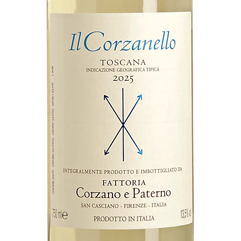 Corzano e Paterno Il Corzanello Bianco IGT 2025 Label
