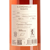 Corzano e Paterno Il Corzanello Rosato IGT 2025 Back