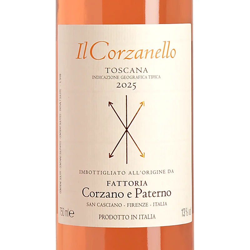 Corzano e Paterno Il Corzanello Rosato IGT 2025 Label