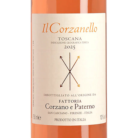 Corzano e Paterno Il Corzanello Rosato IGT 2025 Label